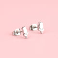 Tiny Tulip Stud Earrings
