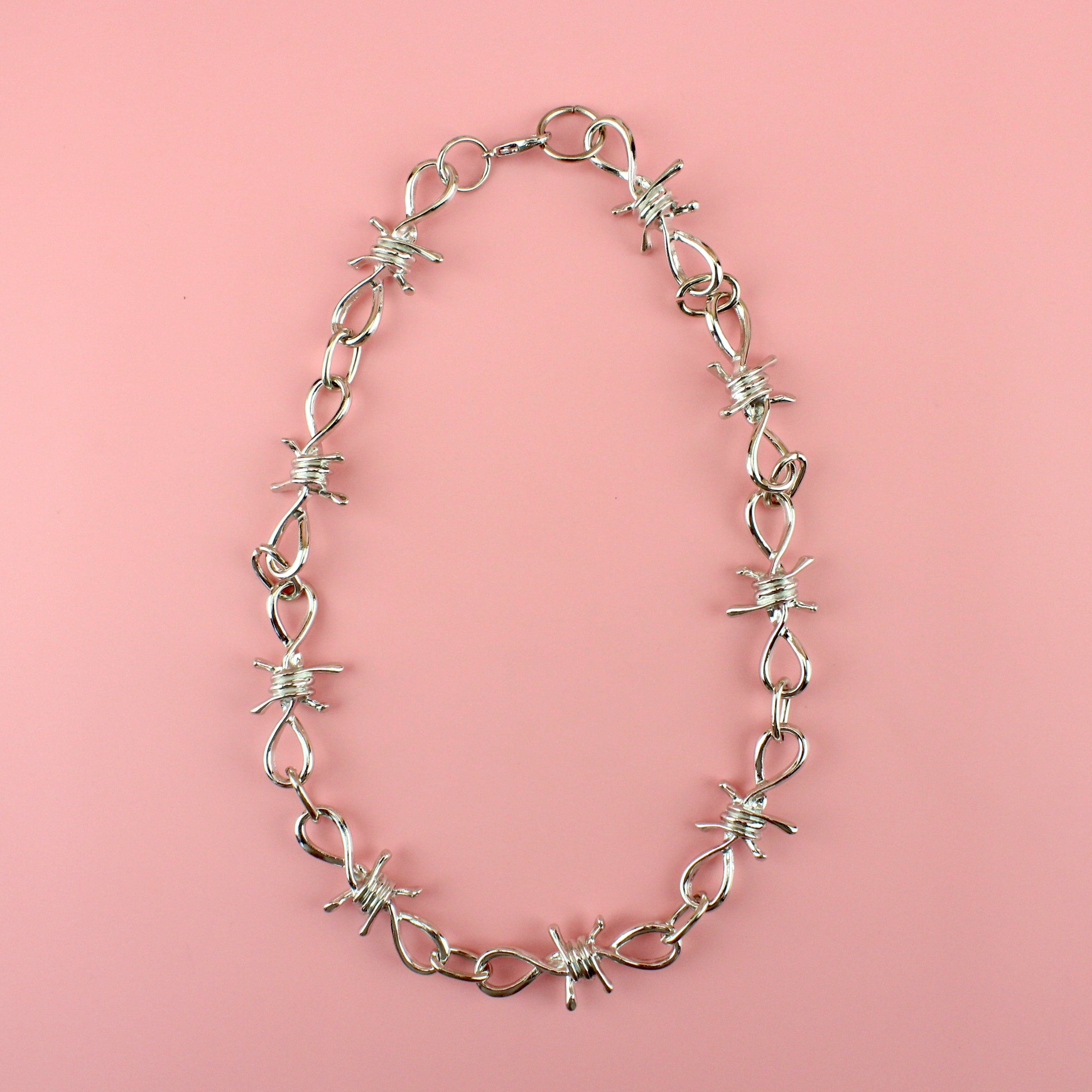 Thick Barbed Wire Necklace
